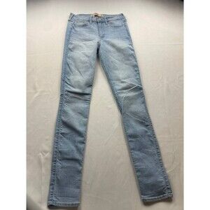 Hollister Juniors High‎ Rise Super Skinny Y2K Denim Blue Jeans Size 3R Womens